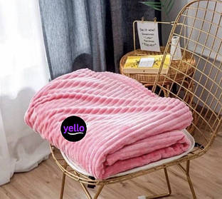 Плед велсофт 180х200 ⁇ Плед двоспальний ⁇ плед на ліжко ⁇ Плед мікрофібра ⁇ Плед-покривало ⁇ Плед смужка