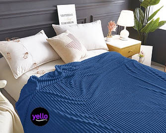 Плед велсофт 180х200 ⁇ Плед двоспальний ⁇ плед на ліжко ⁇ Плед мікрофібра ⁇ Плед-покривало ⁇ Плед смужка