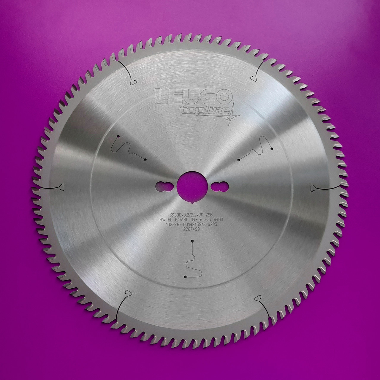 300x3,2/2,2x30 Z=96 Диск пиляльний по ламінату, ДСП і МДФ Leuco для форматно-розкрійних верстатів