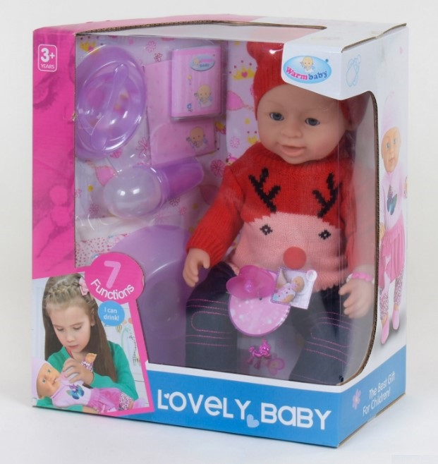 Пупс інтерактивний Warmbaby 8040-566