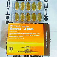 Omega - 3 plus Омега-3+ 30шт. Капсулы. Египет.