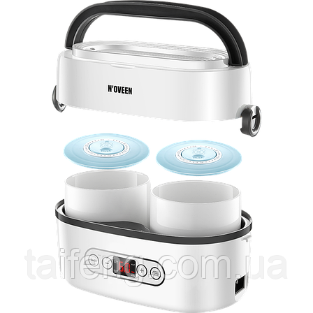 Мульти ланч-бокс для приготування їжі на пару Noveen MLB820 X-LINE, фото 1