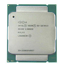 Процесор Intel® Xeon® E5-2678 v3 LGA2011 up to 3.10 GHz,(12 ядер / 24 потоку)
