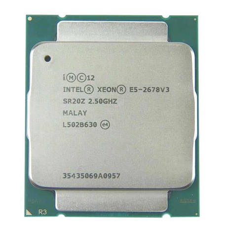 Процесор Intel® Xeon® E5-2678 v3 LGA2011 up to 3.10 GHz,(12 ядер / 24 потоку), фото 1