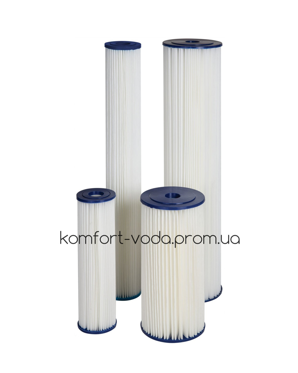 Картридж із гофрованого поліестеру Aquafilter FCCEL-L, 20"