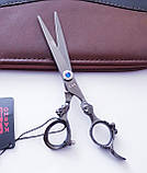 Ножиці перукарські для стриження Kasho 6,0", фото 7