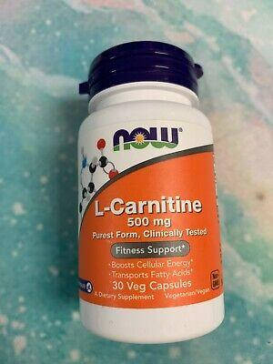 Жіросжігателя NOW L-Carnitine 500 mg purest form 30 капс, фото 3