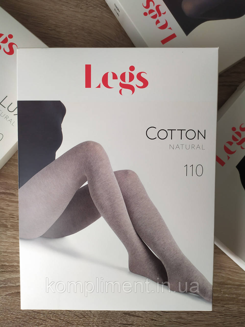 Теплі вовняні колготки LEGS COTTON 110