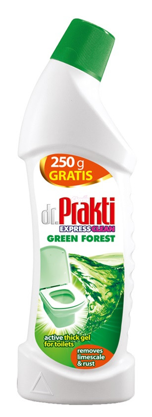 Средство для мытья унитаза Dr. Prakti WC Green Forest 750 мл - фото 1 - id-p411039804