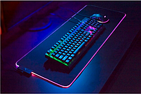 Коврик для клавиатуры и мышки с подсветкой  RASURE