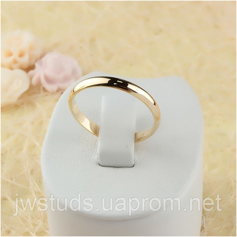 Обручальное кольцо 3 mm Размер 19.5 Ювелирная бижутерия