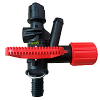 Кран розподілювача польового обприскувача Agroplast Кран регулятора тиску обприскувача Агропласт