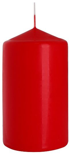 Свічка циліндр червона 12 см (sw70/120-030)