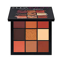 Палетка тіней для повік Huda Beauty Obsessions Eyeshadow Palette — Warm Brown 10g (6291106031478)