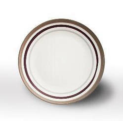 Тарілка обідня MilikaMilika Mocco Brown 270 мм Колір білий з малюнком M0480-SH05D