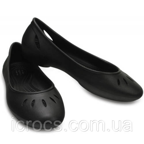 Жіночі туфлі Crocs Kelli Flat original W5 34-35 (22.1 см) США оригінал балетки лодочки закриті крокс