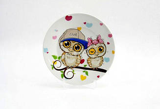 Тарілка десертна Milika Owlet 175 мм Колір білий з дитячим малюнком M0670-TH5792