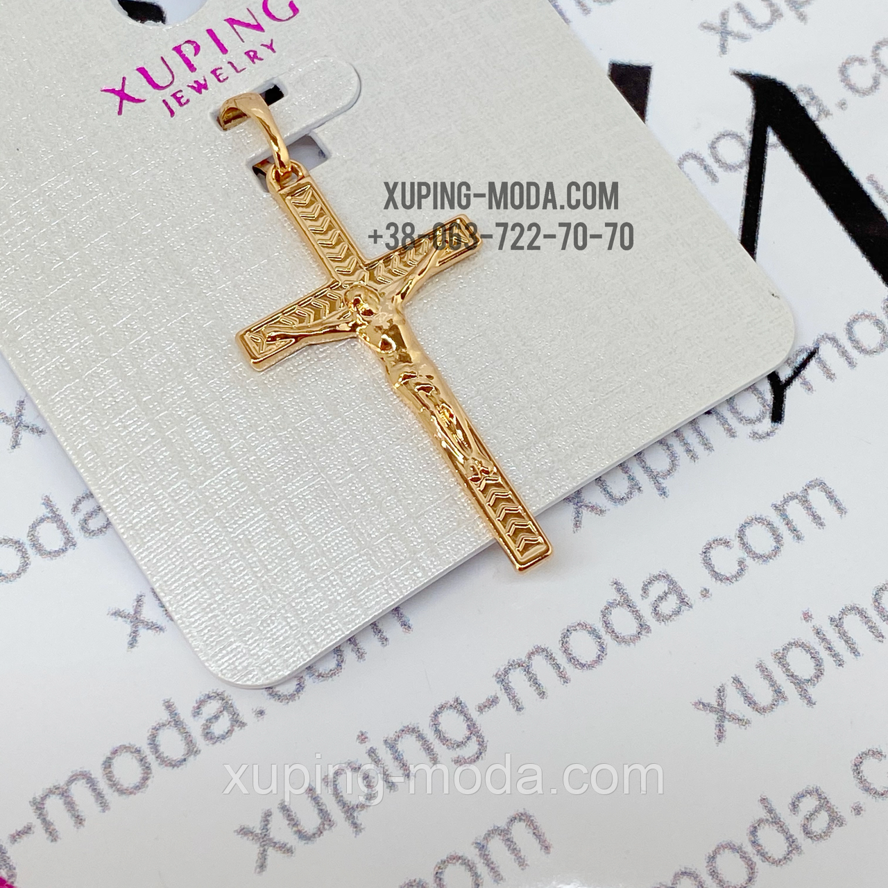 Позолочений хрест опт, фото 1