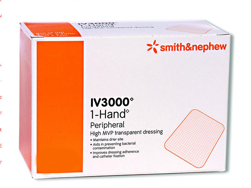 IV3000 1 Hand 10х20см - Вологозахисний пластир для фіксації катетерів, фото 1