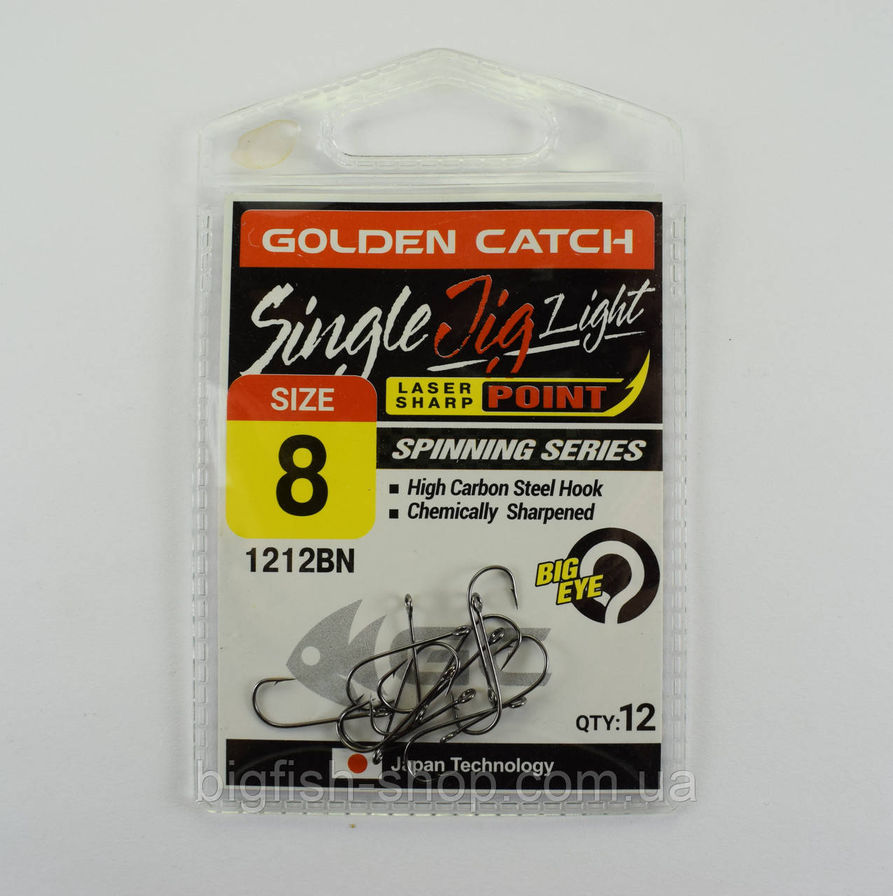 Гачки Golden Catch "Single Jig Light" 1212bn No 8
