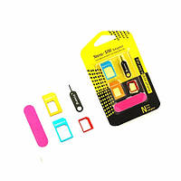 Набір адаптерів SIM-карт NanoSim, MicroSim, sim card adapter