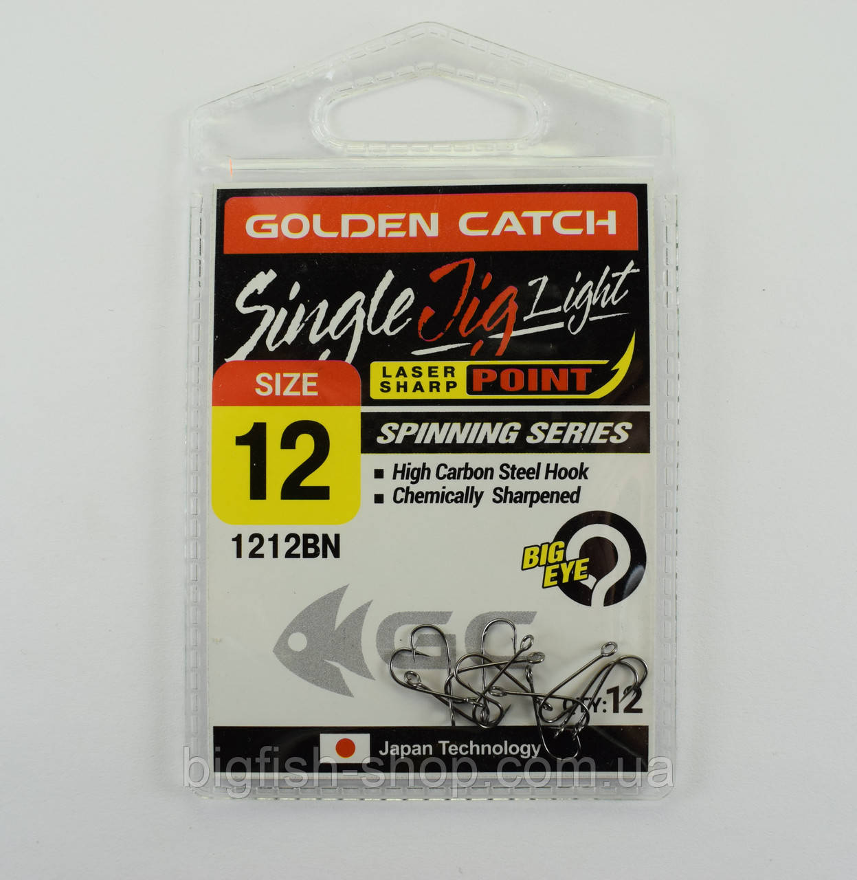 Гачки Golden Catch "Single Jig Light" 1212bn No 12