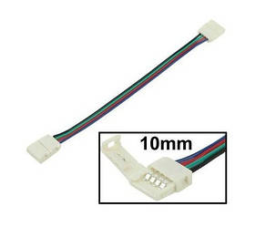 З'єднувальний кабель з конектором 10 mm 4pin (2 jack) NEW