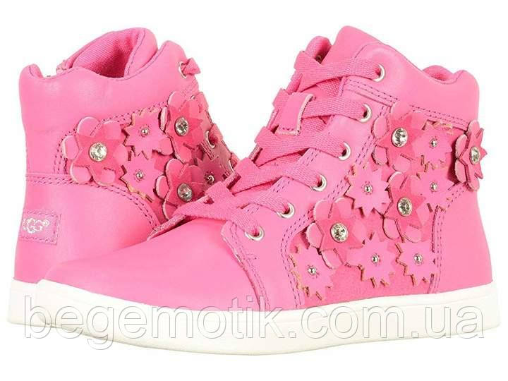Демісезонні черевики для дівчинки натуральна шкіра Ugg Kids' Schyler Trainer раз 31