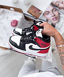 Жіночі кросівки Nike Air Jordan Retro 1 High Red Black OV червоні осінь-весна повсякденні. Живе фото. топ, фото 5