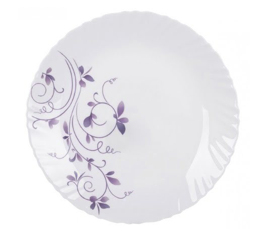 Тарілка скло "LA Opala Classique Dazzle Purple" 27см №63941(6)