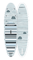Сапборд Gladiator ART 10'8" x 34" SEAL 2021 — надувна дошка для САП серфінгу, sup board, фото 3