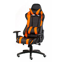 Геймерское компьютерное кресло ExtremeRace черно-оранжевое