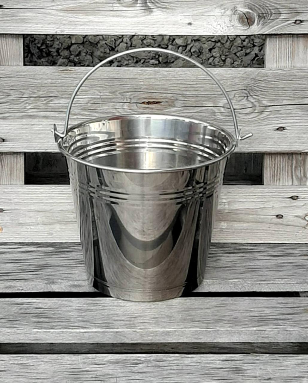 Відро нержавіюче 6л без кришки 2с VT6-18931-1