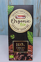 Шоколад Torras Organic Bio чорний 100% Cacao 100 г Іспанія