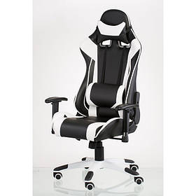 Геймерське комп'ютерне крісло ExtremeRace Special4You чорно-біле