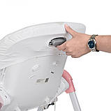 Стілець для годування Bambi M 3233 Рожевий (M 3233 Lamb Light Pink), фото 5