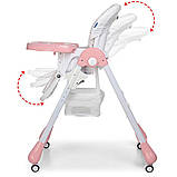 Стілець для годування Bambi M 3233 Рожевий (M 3233 Lamb Light Pink), фото 6