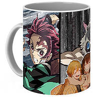 Кружка GeekLand Demon Slayer Kimetsu no Yaiba Клинок, що розсікає демонів Хашибіра Камадо  Агацума KY.02.08