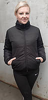 Модная демисезонная женская куртка без капюшона (42,44,46,48,50,52) доставка по Украине