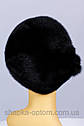 Жіноча шапка з хутра суцільної норки кубанка, фото 3