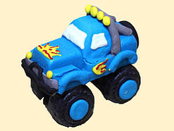 Машинка з мастики Монстр трак Синій