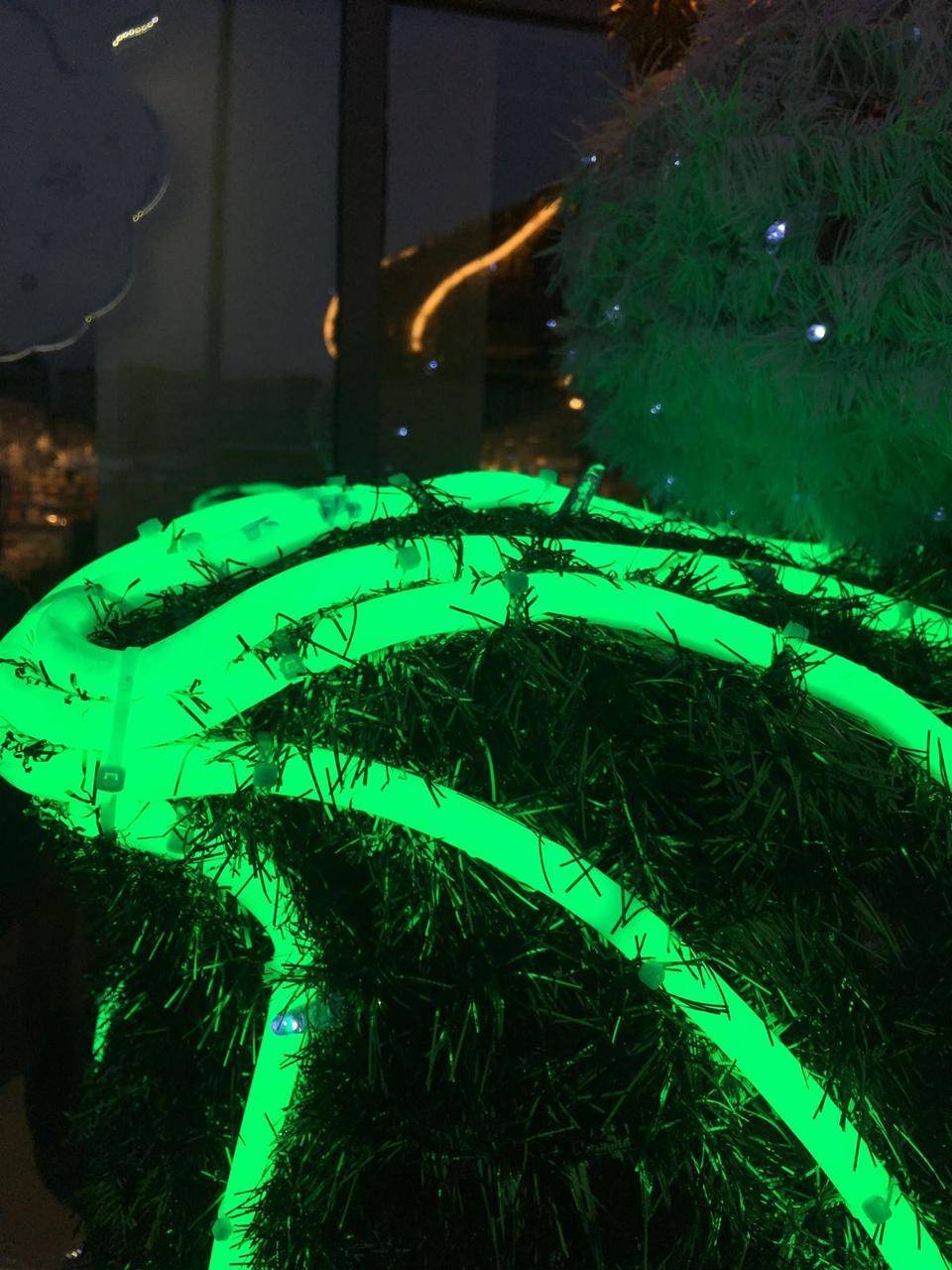 Купить Круглый Зелёный Лед Неон Гибкий ROUND 220V 360° IP67, Led Neon ...