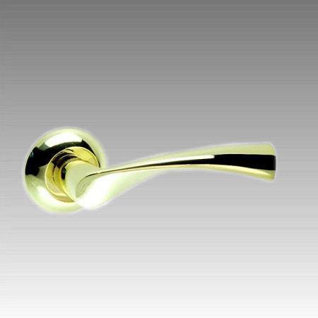 Дверна ручка NEW KEDR R10.023-AL-PB, фото 1