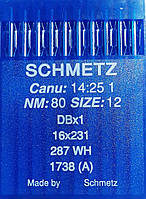 Иглы Schmetz DBх1 №80 для промышленных швейных машин