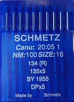 Иглы Schmetz DPx5 №100 для промышленных швейных машин