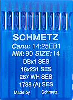 Иглы Schmetz DBx1, SES №90 для промышленных швейных машин