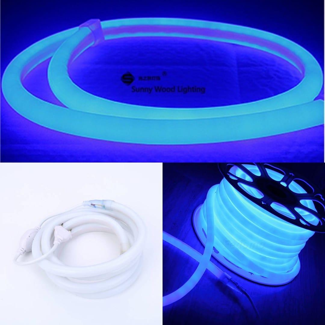 Купить Круглый Синий Лед Неон Гибкий ROUND 220V 360° IP67, Led Neon ...