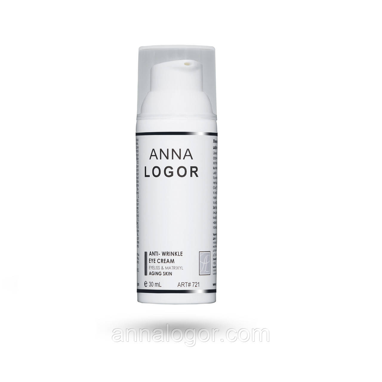 Крем живильний для шкіри навколо очей Art.721 Anna Logor Anti-Wrinkle Eye Cream 30 ml Art