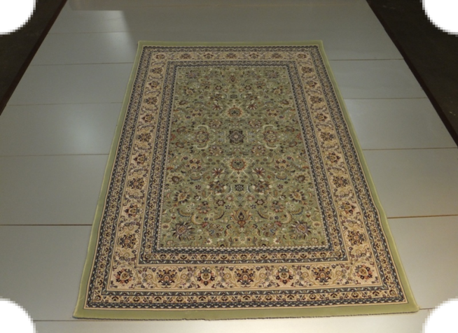 Акриловий килим Sultan 0233 GREEN IVORY