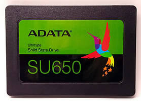 Накопичувач SSD ADATA Ultimate SU650 120GB 2.5" SATA III 3D NAND TLC (ASU650SS-120GT-R)